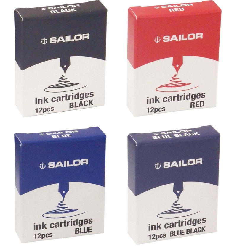 Sailor Jentle Ink Cartridges (Red) - Image 4